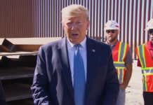 總統特朗普星期二訪問洛杉磯