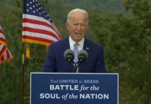 拜登到喬治亞州拉票 民調指民主黨當地支持度增